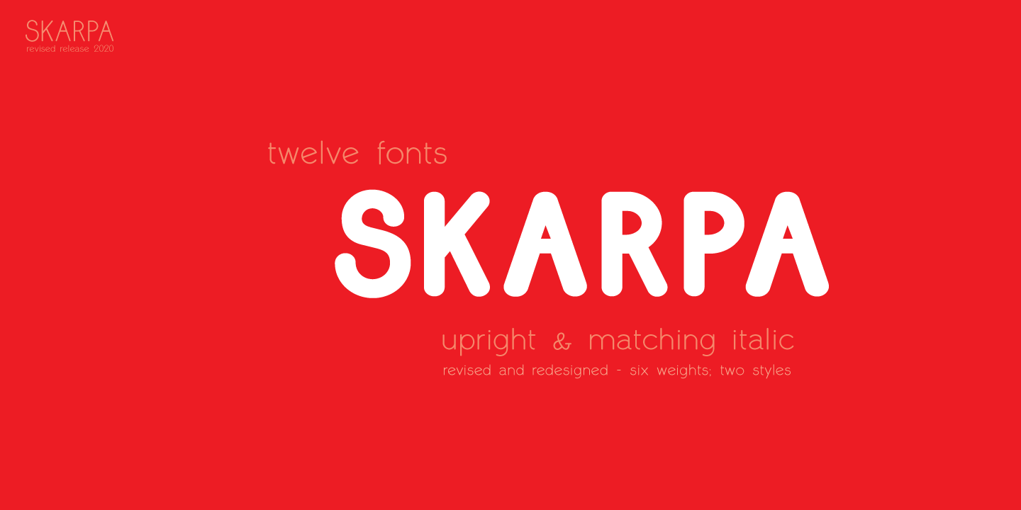 Skarpa Light Font preview